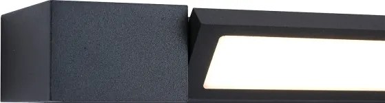 BRILAGI - Aplică de perete pentru exterior AQUA LINE LED/12W/230V 45 cm IP44 neagră