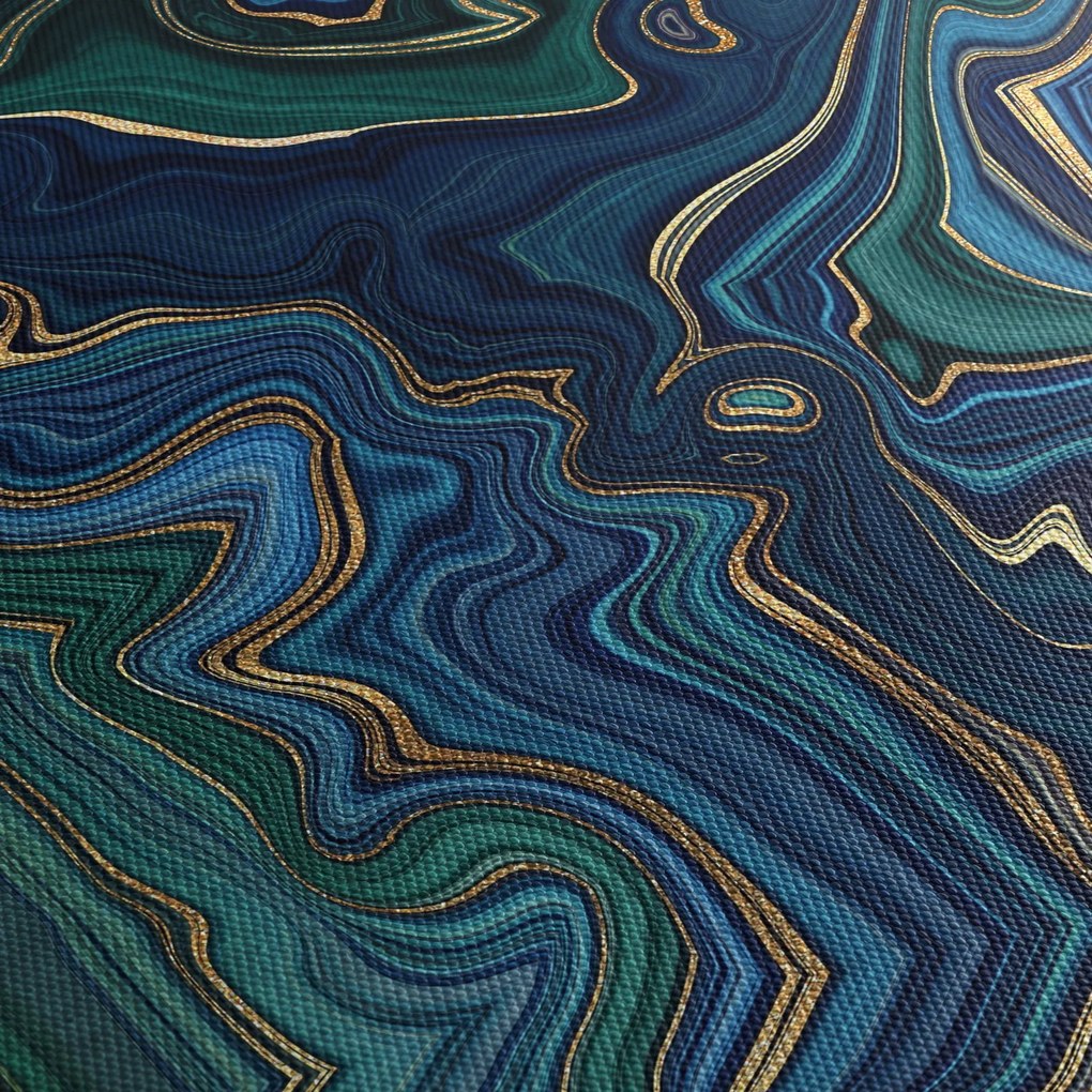 Tablou - Marmură verde- albastru (70x50 cm)