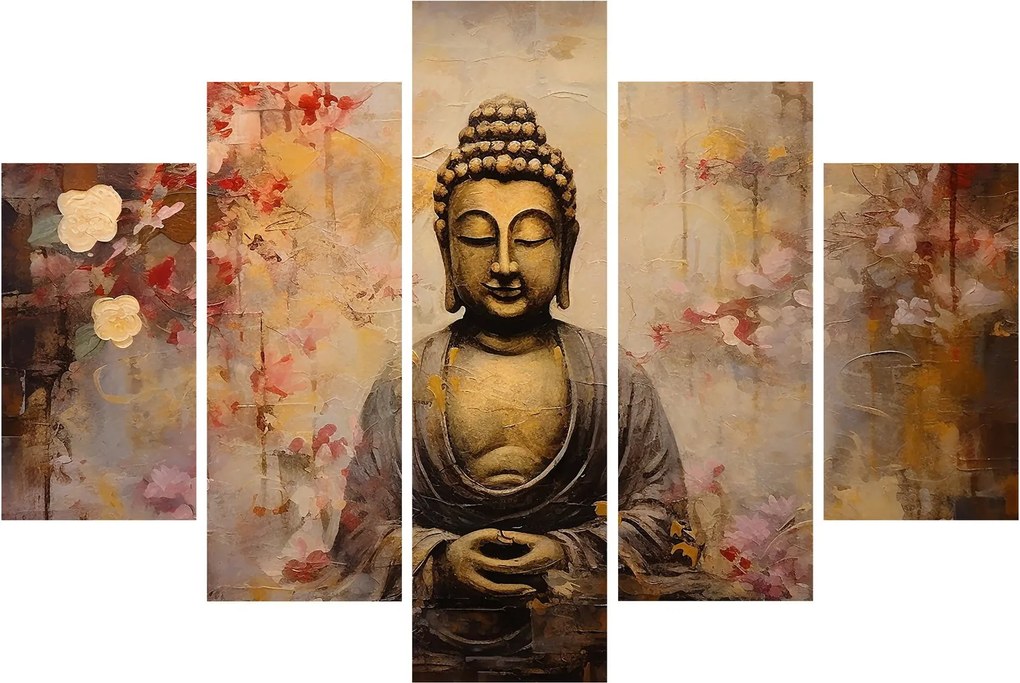 Tablou - Buddha, pictură (150x105 cm)