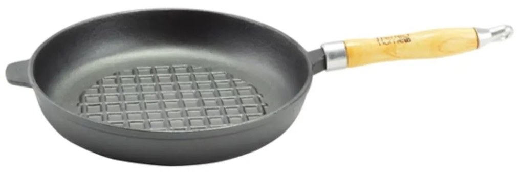 Tigaie grill 24cm rotunda, fonta Perfect Home 10374