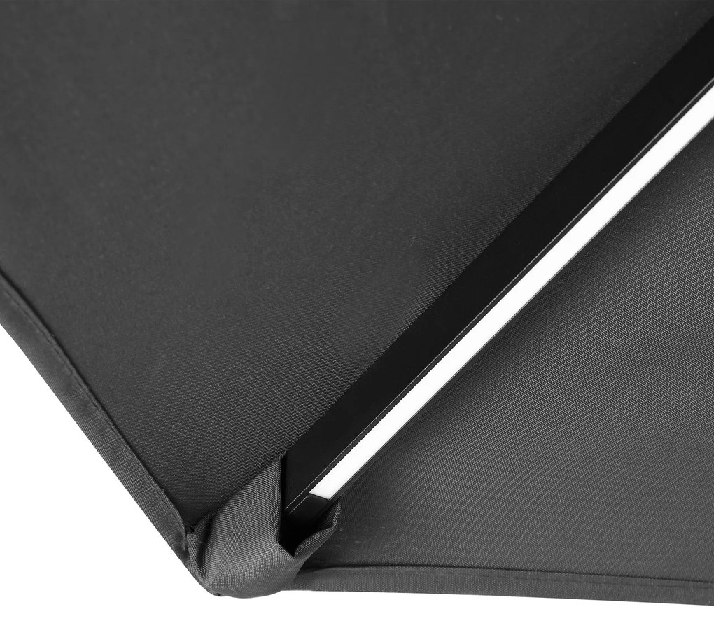 Deuba Umbrela de soare LED Mali Ø330 cm - antracit