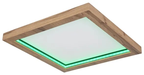 Plafonieră LED RGBW dimabilă BRANZA LED/24W/230V Globo 41374-24 + telecomandă