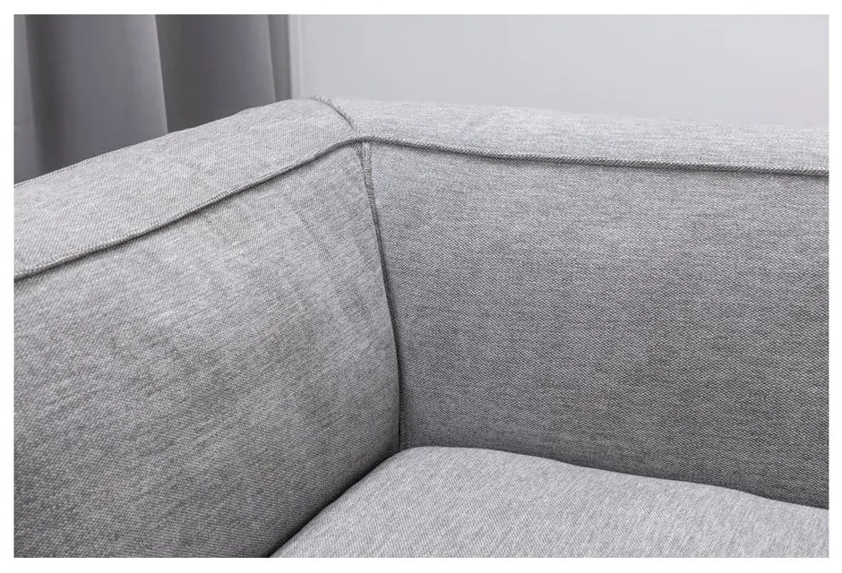 Modul de colț pentru canapea Bonami Selection Fairfield, gri deschis