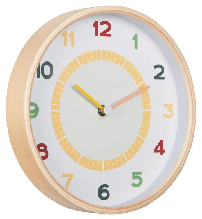 Karlsson 5962MC ceas de perete design galben,diametru 25 cm