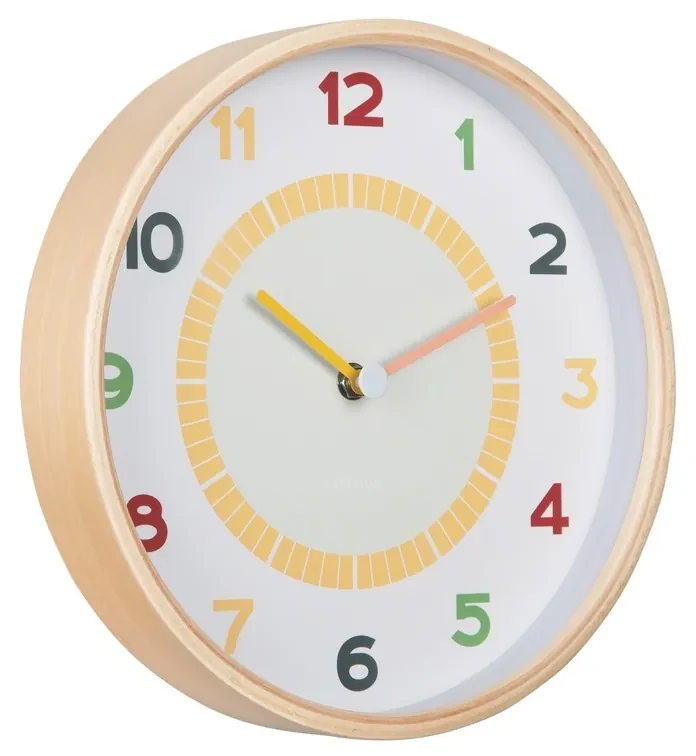 Karlsson 5962MC ceas de perete design galben,diametru 25 cm
