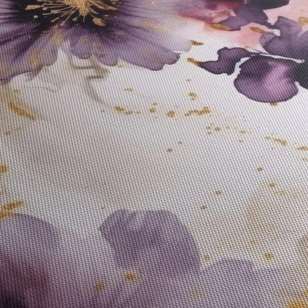 Tablou - Acuarelă flori (90x60 cm)