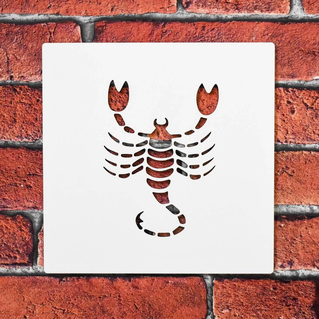 DUBLEZ | Tablou din lemn pentru perete - Zodia Scorpion