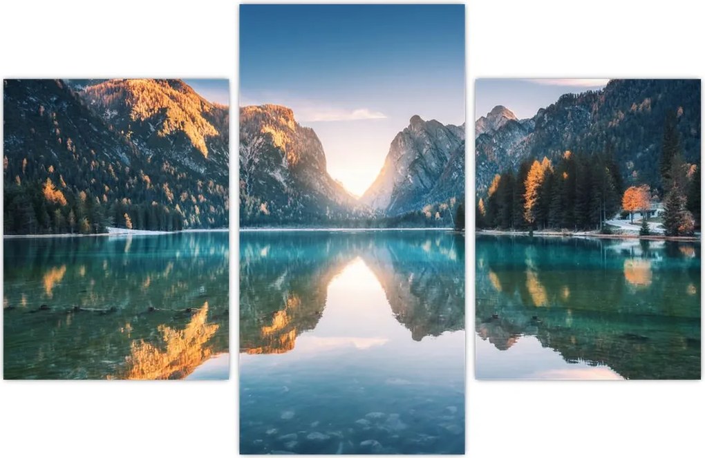 Tablou - Lacul montan (90x60 cm)