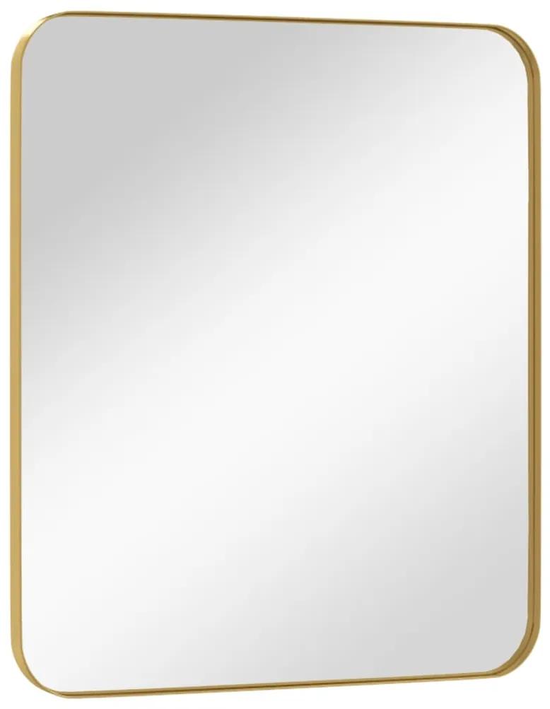 Oglinda de perete, auriu, 50x60 cm, dreptunghiulara 1, Auriu, 50 x 60 cm