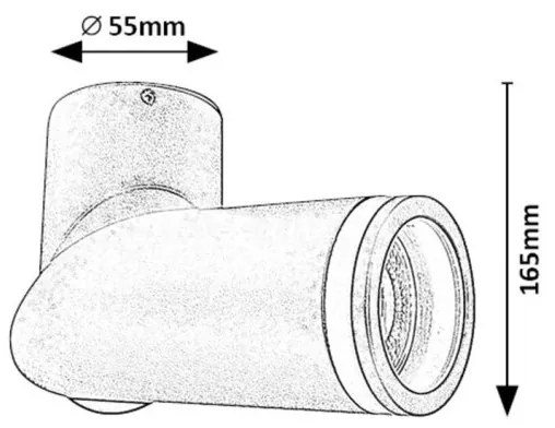 Plafoniera, Spot Aplicat Directionabil Design Modern, Senobia