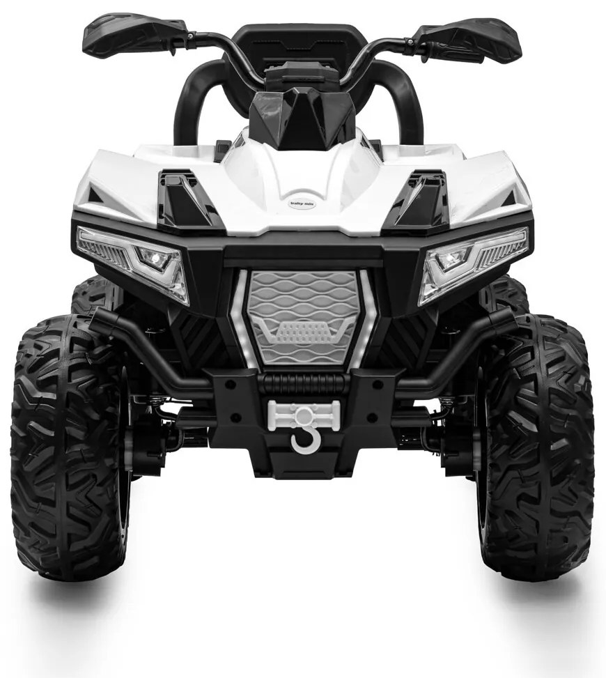 Quad electric Baby Mix Rave 4 x 4, alb
