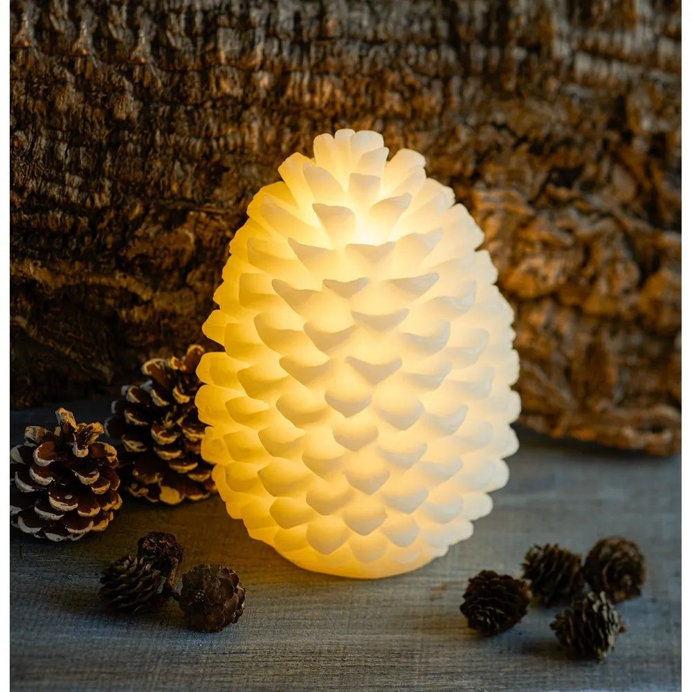 Decorațiune luminoasă de Crăciun albă ø 14 cm Clara – Sirius