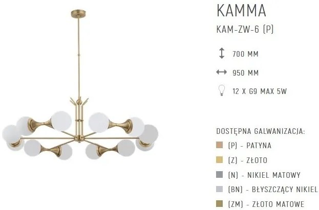 Lustra deosebita design LUX realizat manual KAMMA