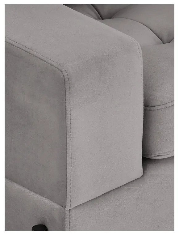 Canapea gri deschis 161 cm Versailles – Ropez
