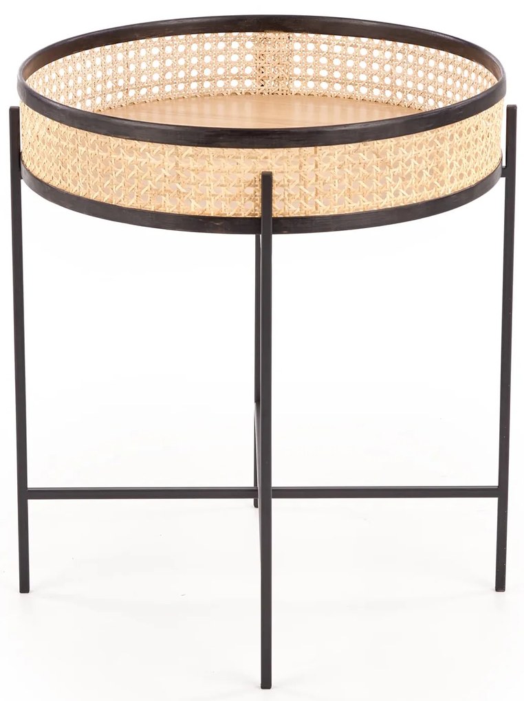 Masuta de cafea Rattan Natural, LANIPA 50x55 cm