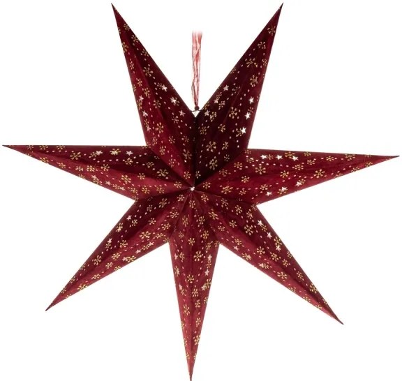 Decorațiune LED de Crăciun Retlux LED/3xAA stea roșie