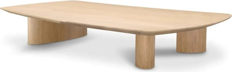 Masuta de cafea design LUX Bergman furnir stejar