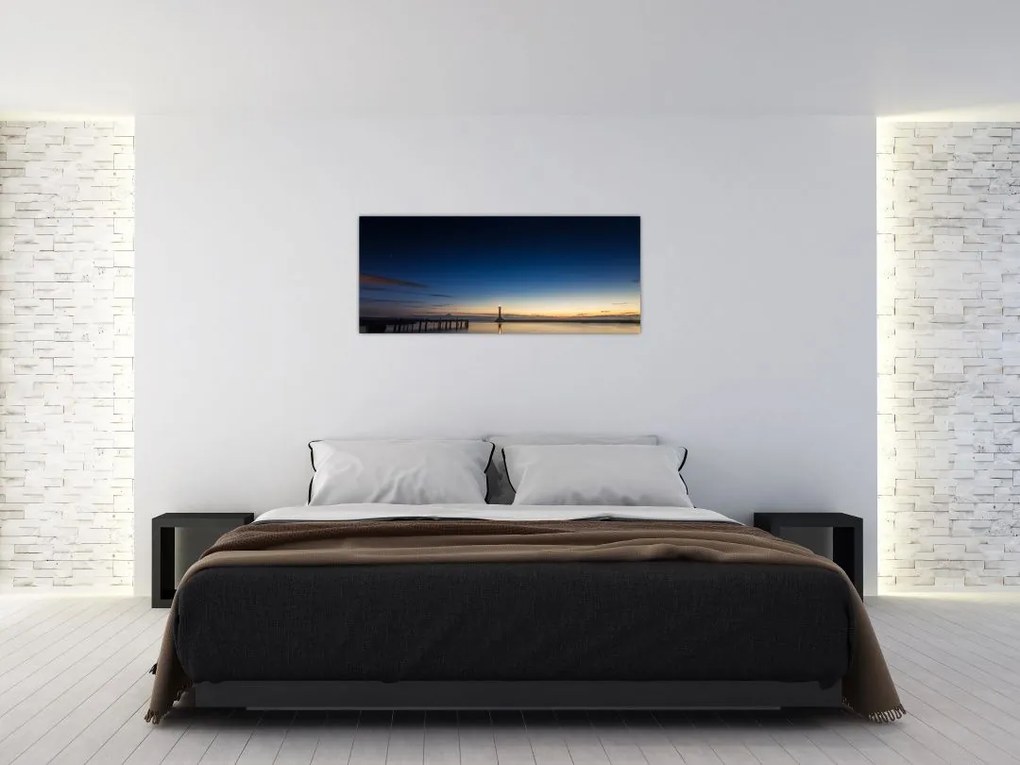 Tablou - Far în zare (120x50 cm)