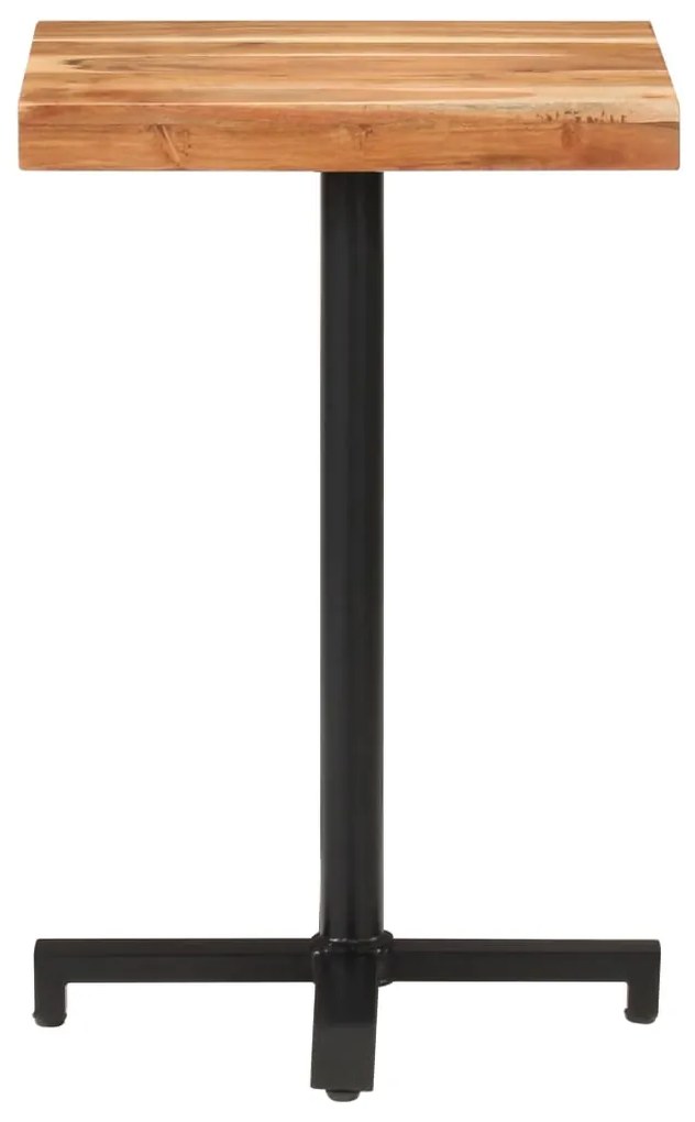 320274 vidaXL Masă de bistro, 50x50x75 cm, lemn masiv de acacia, pătrată