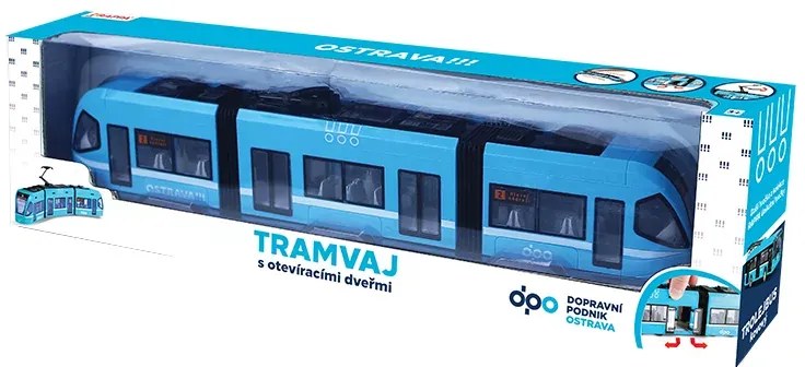 Rappa Tramvai modern cu uși funcționale, 47 cm