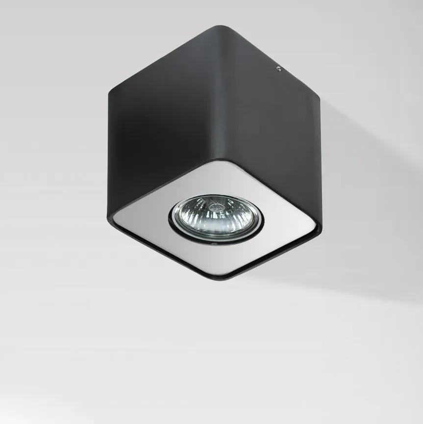 Spot aplicat tavan/plafon stil modern Nino 1 Black/Alu