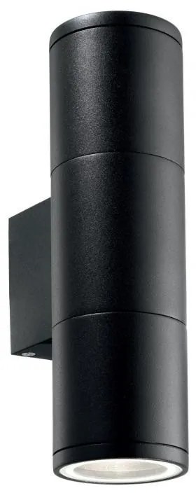 Aplica de perete exterior, IP44, GUN AP2 SMALL NERO 100395