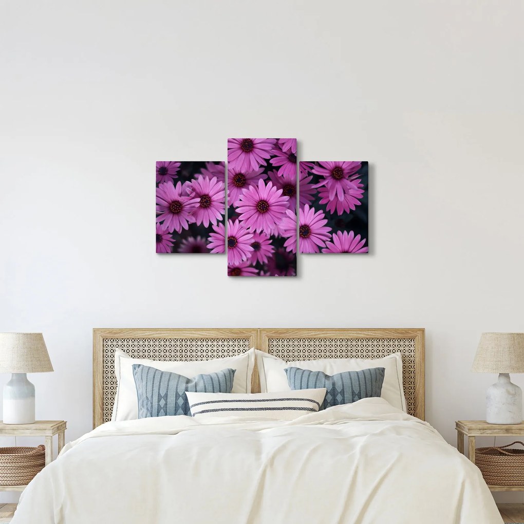 Tablou cu florile roz (90x60 cm)