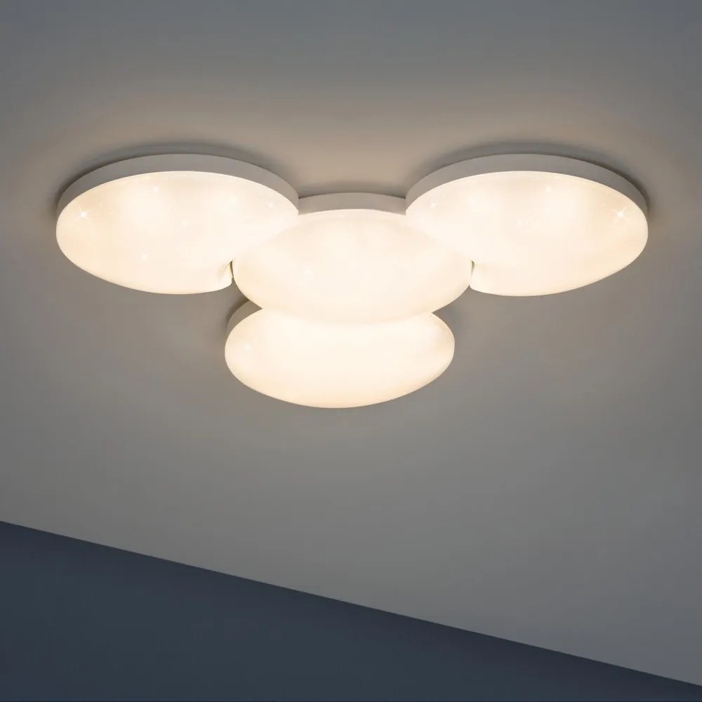 Paulmann 93590 - SET 4xLED/3W Plafonieră ROLLING 230V