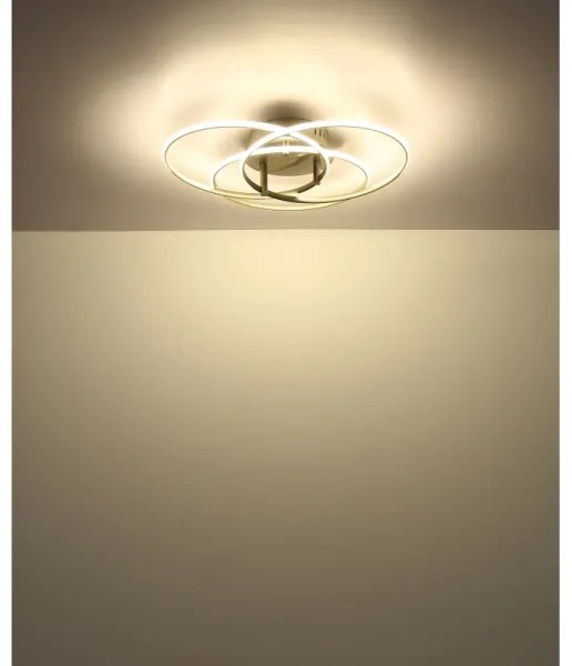 Plafonieră LED Globo 67355-40N KOMBOS 40W/230V d. 45,6 cm crom mat