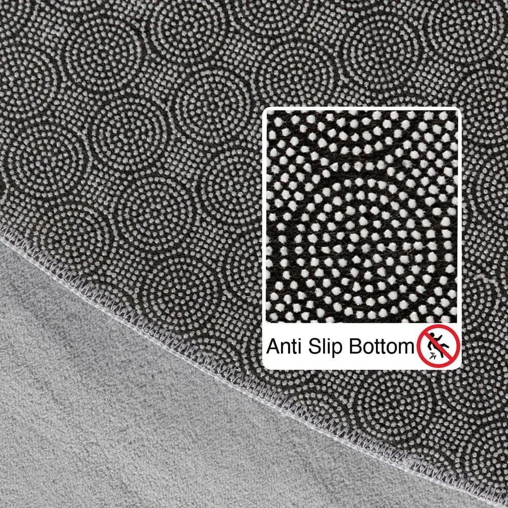 Covor gri deschis lavabil rotund ø 200 cm Sky – Ayyildiz Carpets