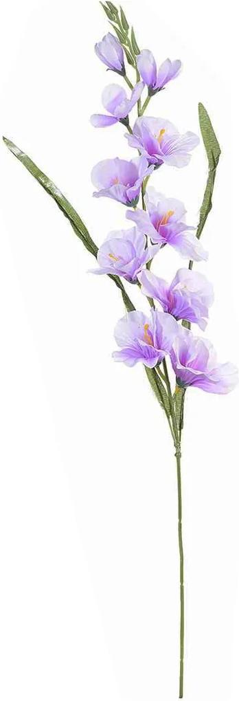 Floarea artificiala gladiola mov 78 cm