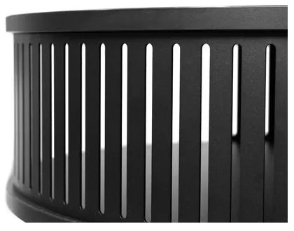 Măsuță de cafea ROENNI 44x75 cm negru/stejar auriu