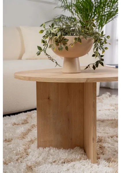 Măsuță de cafea NEL, stejar