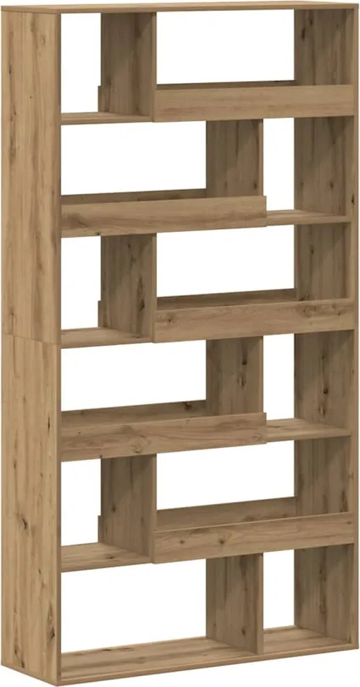 vidaXL Bibliotecă, stejar artizanal, 100x33x187,5 cm, lemn prelucrat