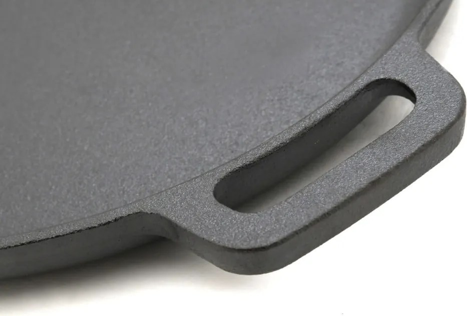 Tigaie din fier pentru grătar Cattara Litina, 35 x 32 cm, negru