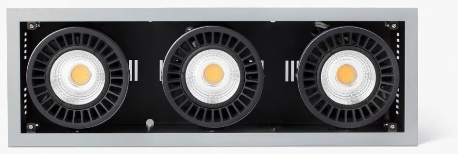 Spot LED incastrabil MINI COLIN-3 Grey recessed 54-75W 2700K 56°
