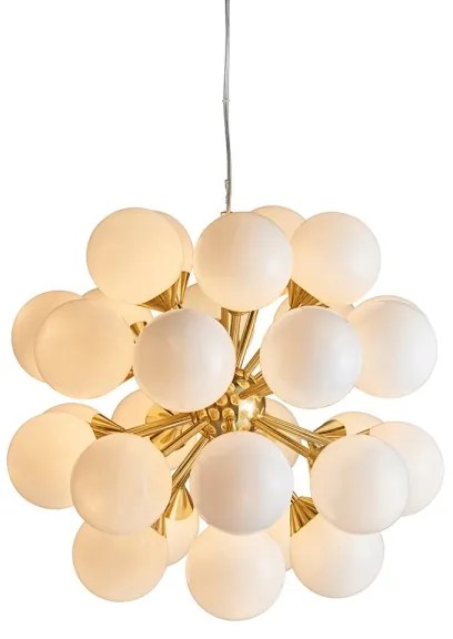 Endon 76499 - Lustru suspendat pe cablu OSCAR 28xG9/18W/230V, auriu