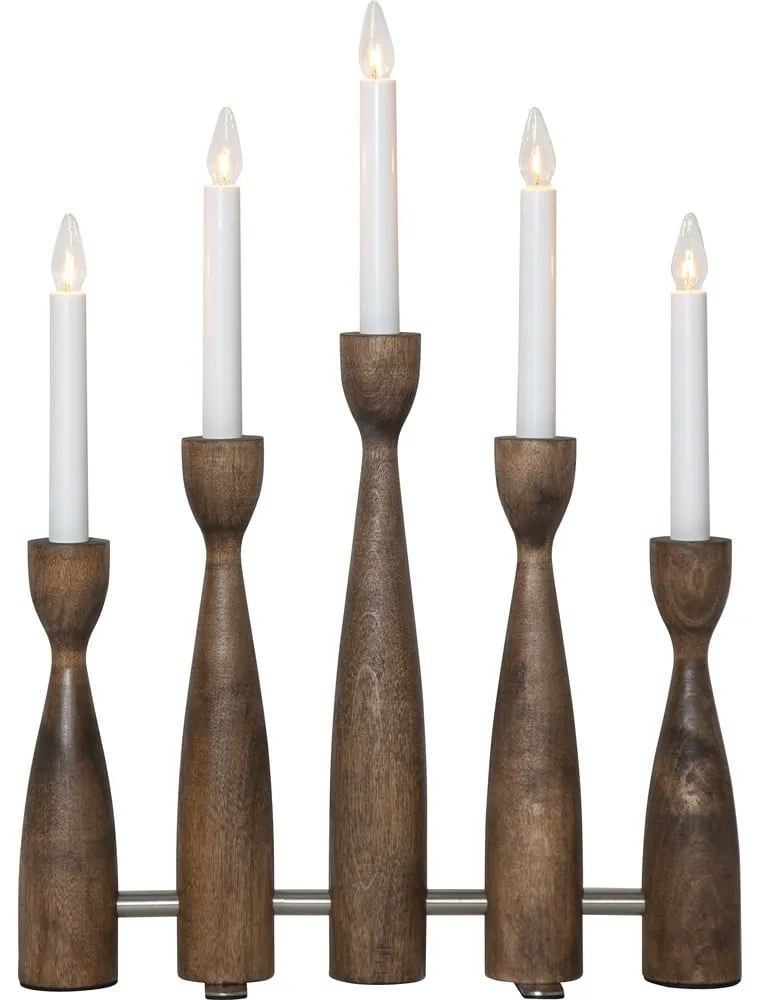 Decorațiune luminoasă de Crăciun în culoare naturală închisă cu alimentare la priză Midja 2.0 – Star Trading