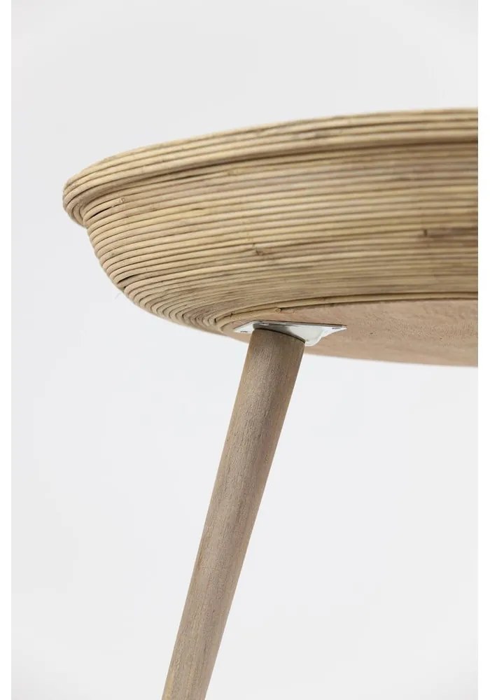 Măsuțe auxiliare 2 buc. rotunde din ratan ø 56 cm Colon – Light &amp; Living