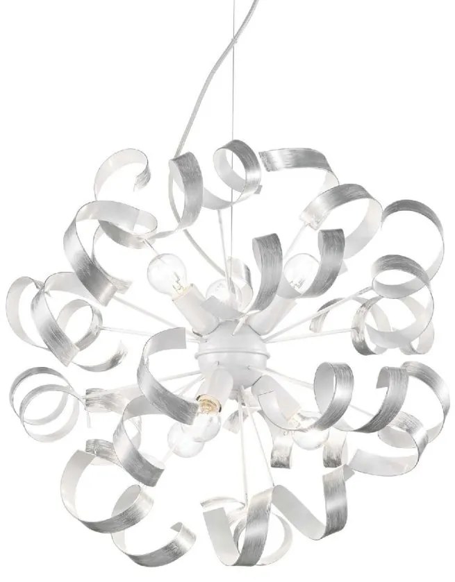 Lustra,Pendul modern diametru 53cm, VORTEX SP6 101613 argintiu