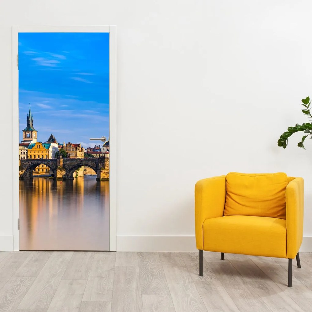 Fototapet pentru ușă - Podul Karol (95x205cm)