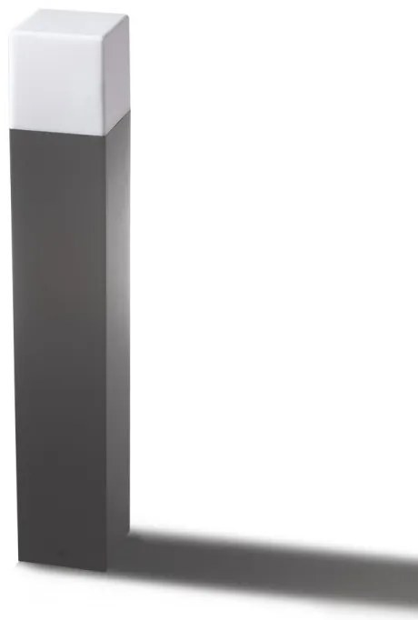 Stalp de iluminat exterior modern IP54 SORANO H-50cm gri