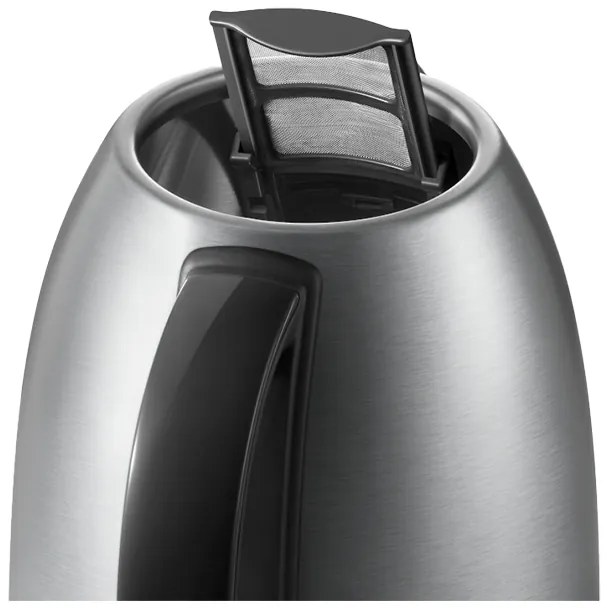 Cana electrica BUYDEEM K640, 2400W, 1,7 L, Protectie, Fara BPA, Otel inoxidabil, LED, Inox