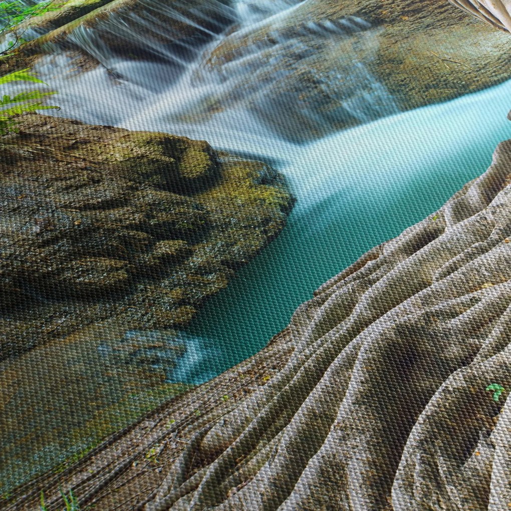 Tablou - Râu cu cascade (150x105 cm)