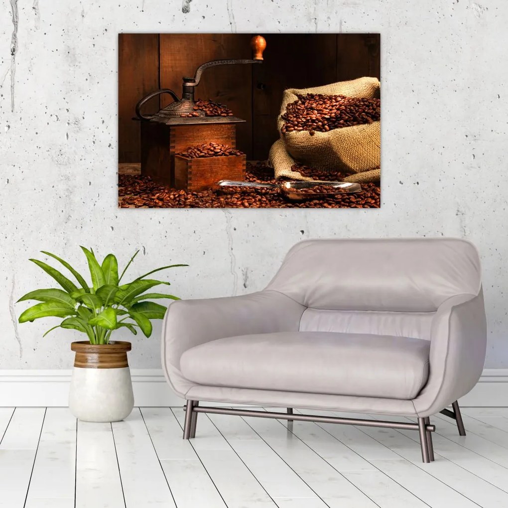 Tablou cu cafea (90x60 cm)
