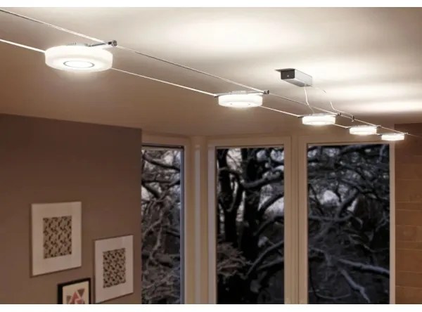 Paulmann 94109 - Set 5x LED/4,3 W, sistem complet pe cablu MAC 230 V