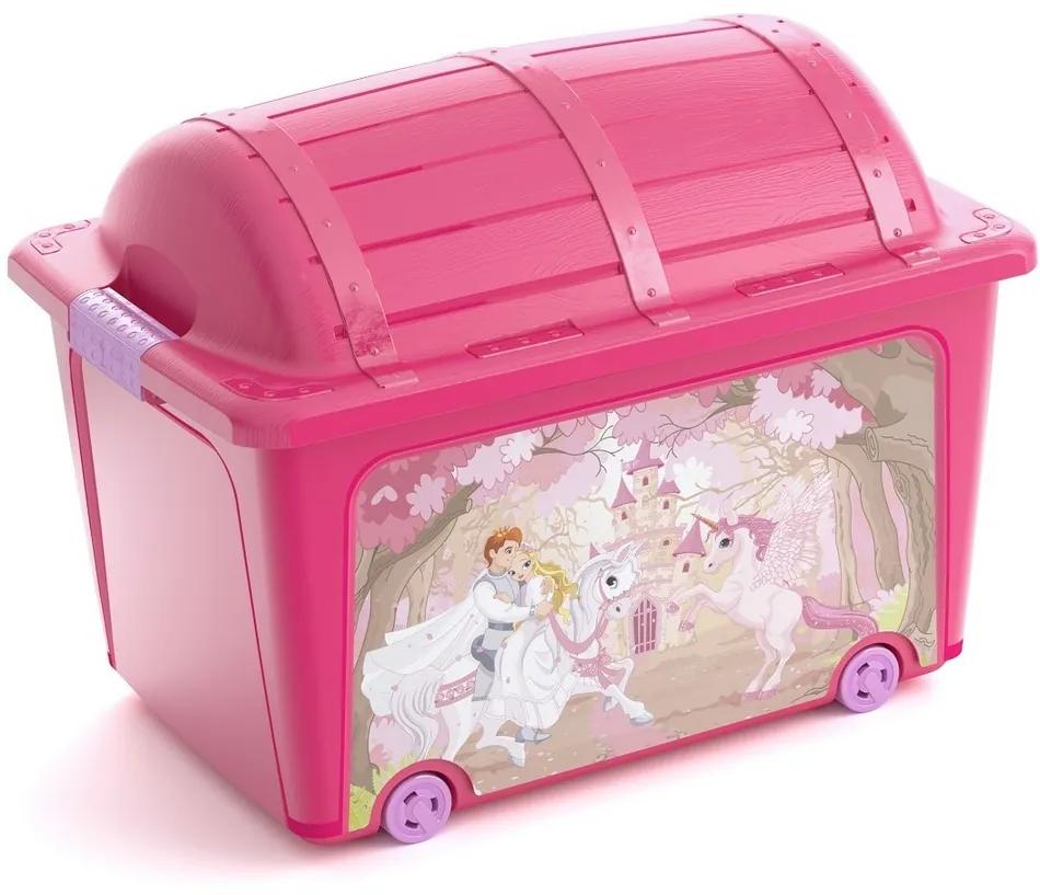 Cutie de depozitare decorativă KIS W Box Toy  Princess, 50 l