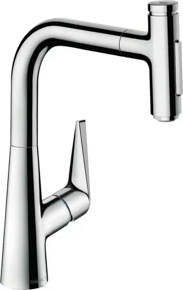 Baterie bucatarie cu dus extractibil Hansgrohe Talis M51 220 cu 2 jeturi