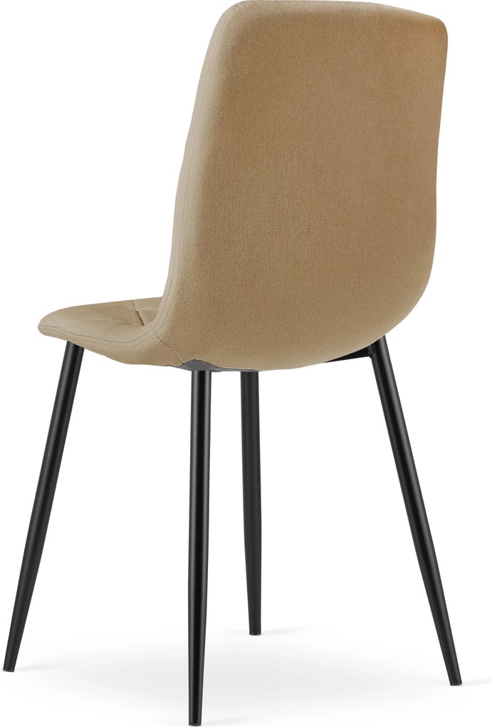 Scaun de masa LIBRA maro cu picioare negre