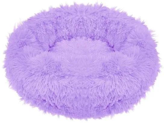 Culcus moale, pentru caine/pisica, violet, 70 cm, Springos